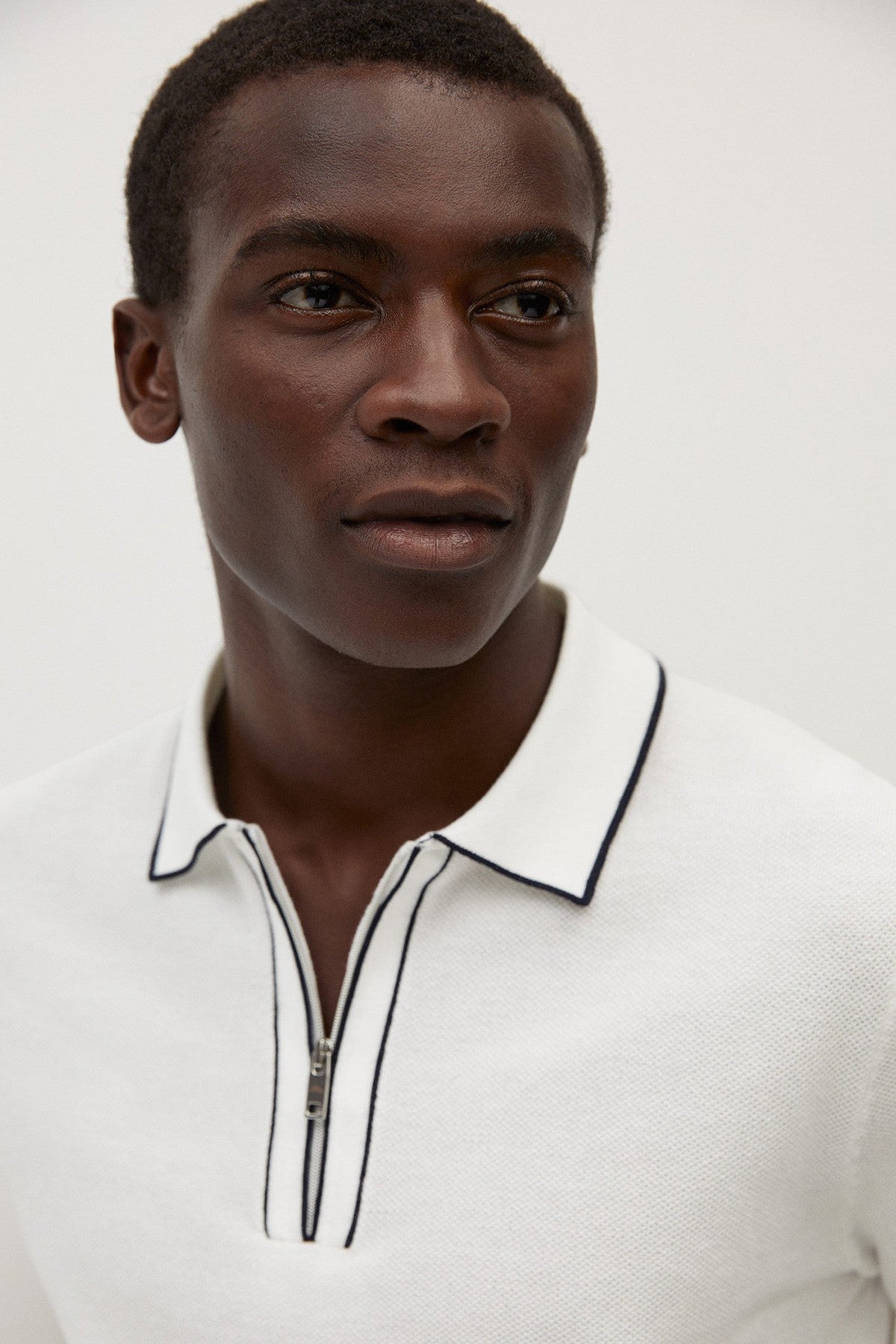Contrast Trim Polo Shirt