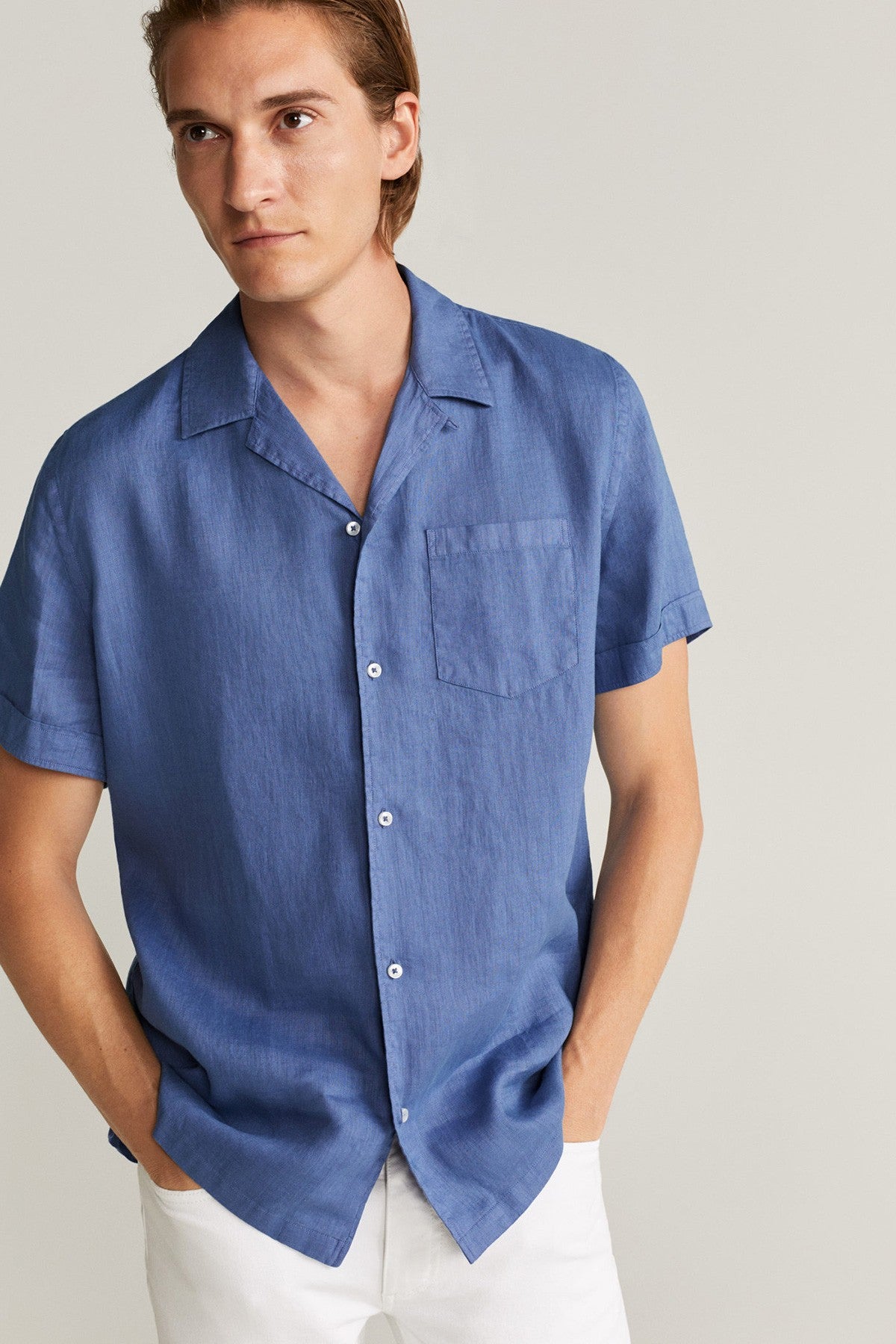 100% Linen Regular Fit Shirt
