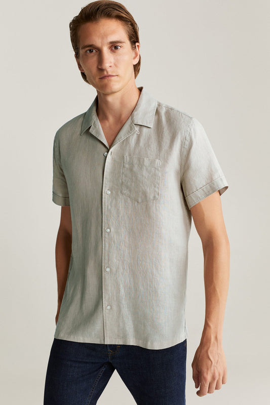 100% Linen Regular Fit Shirt