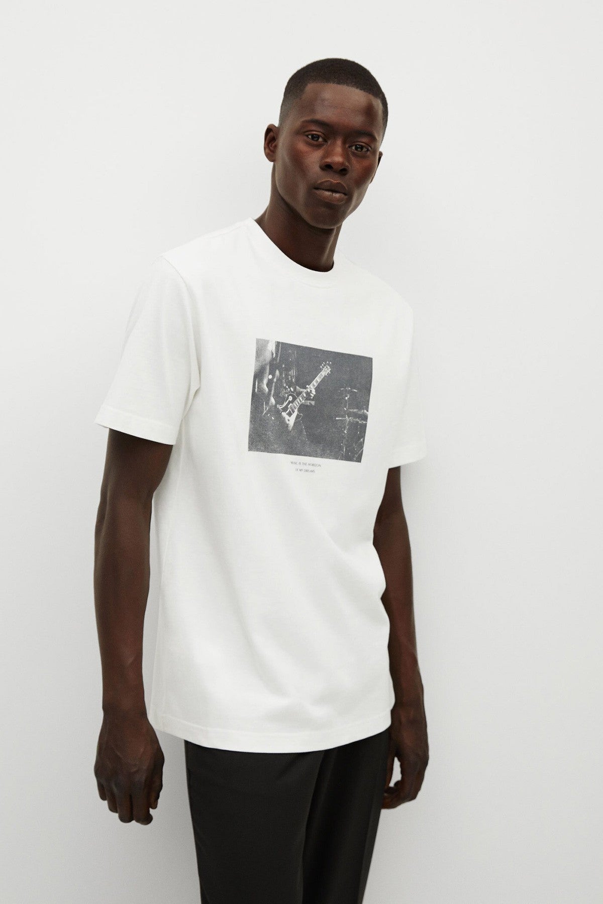 Printed Cotton-Blend T-Shirt