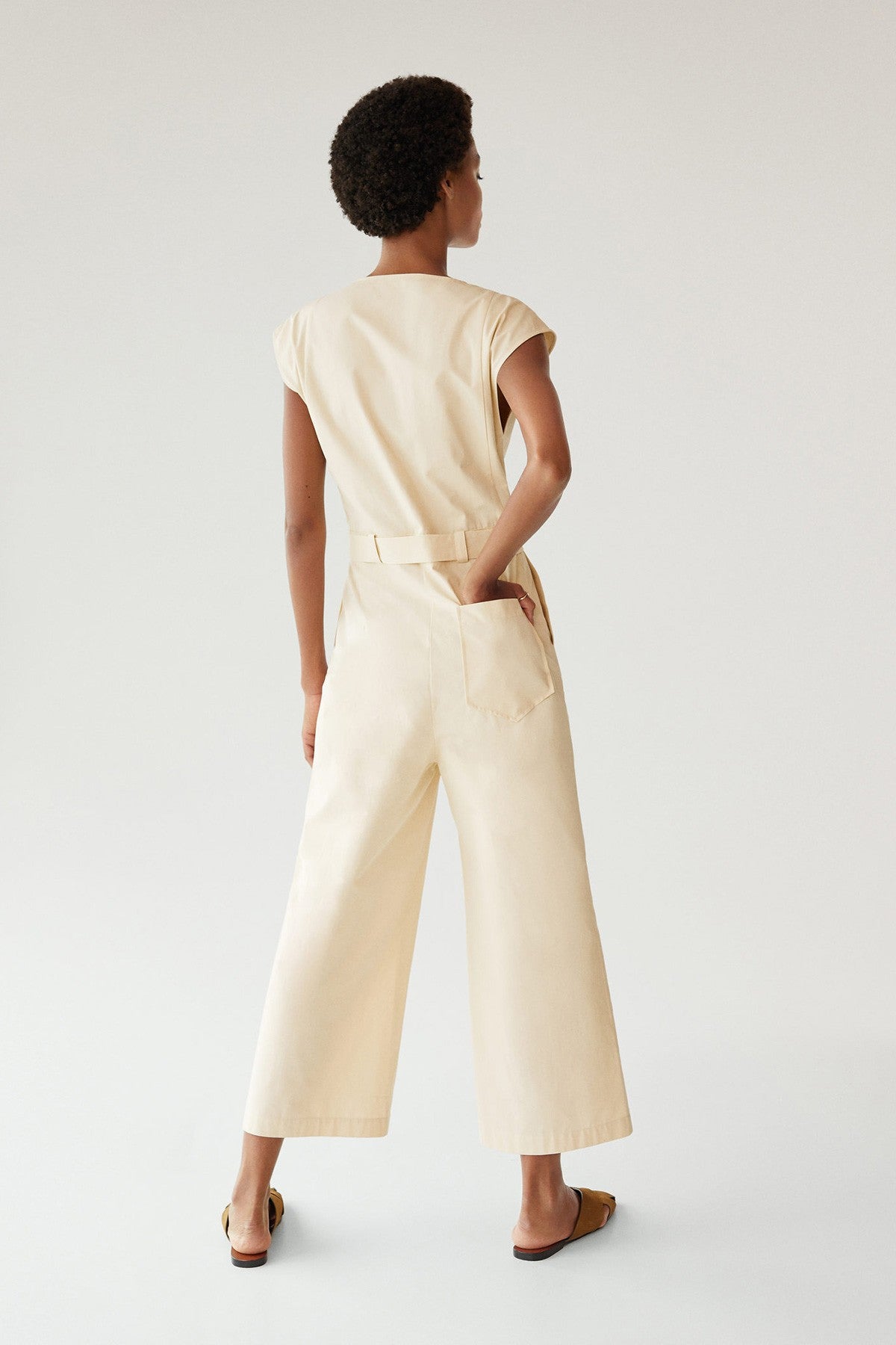 Cotton Long Jumpsuit