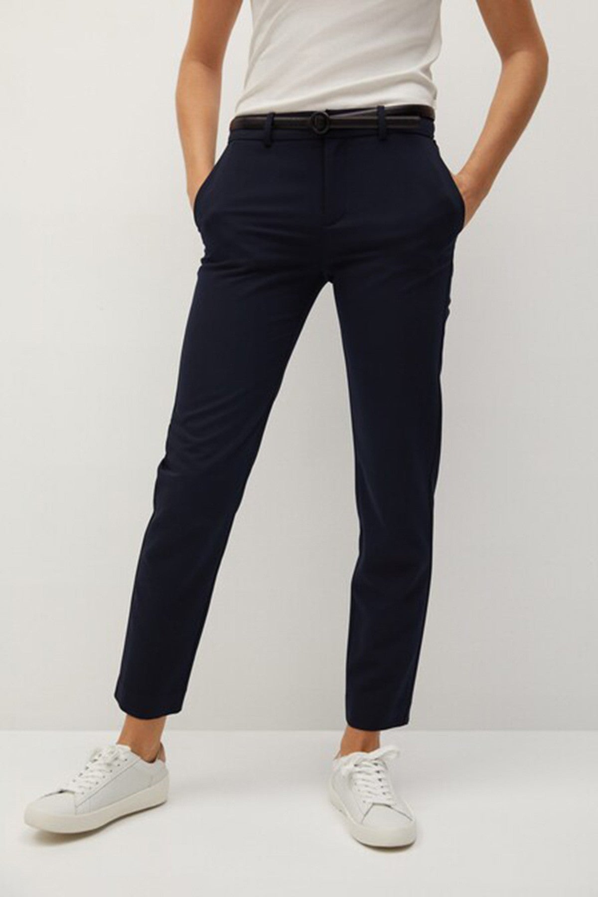 Belt Suit Trousers