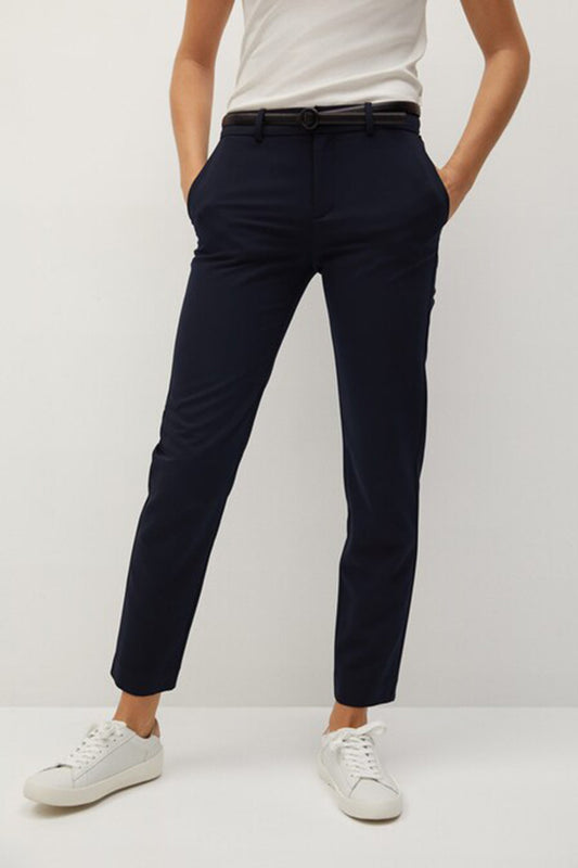 Belt Suit Trousers