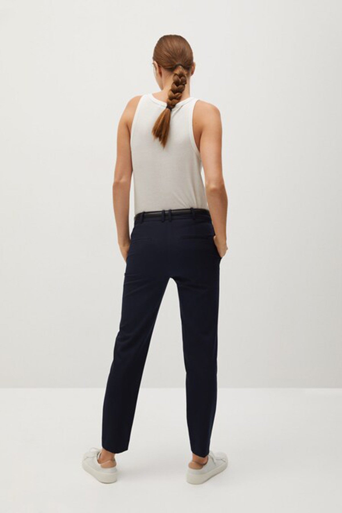 Belt Suit Trousers