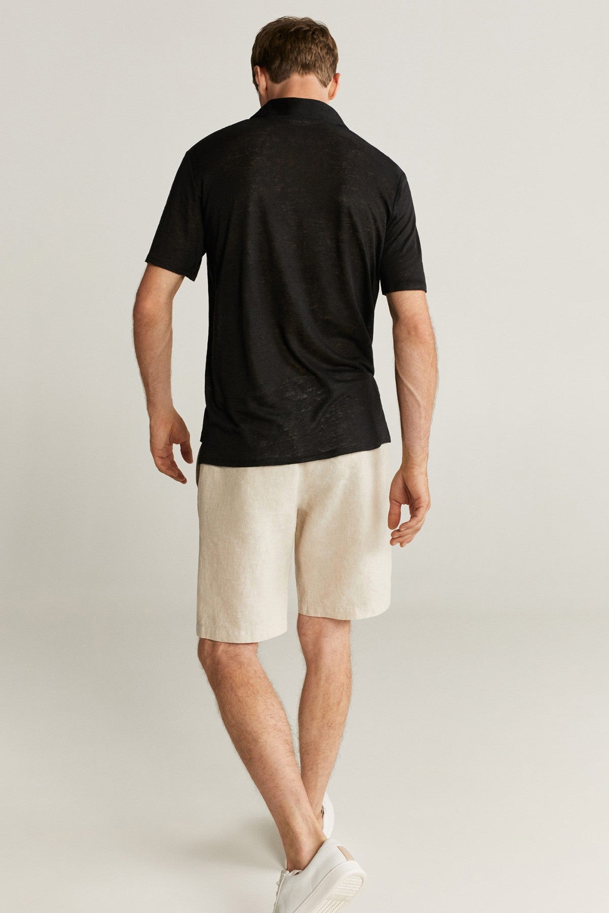 100% Linen Polo Shirt