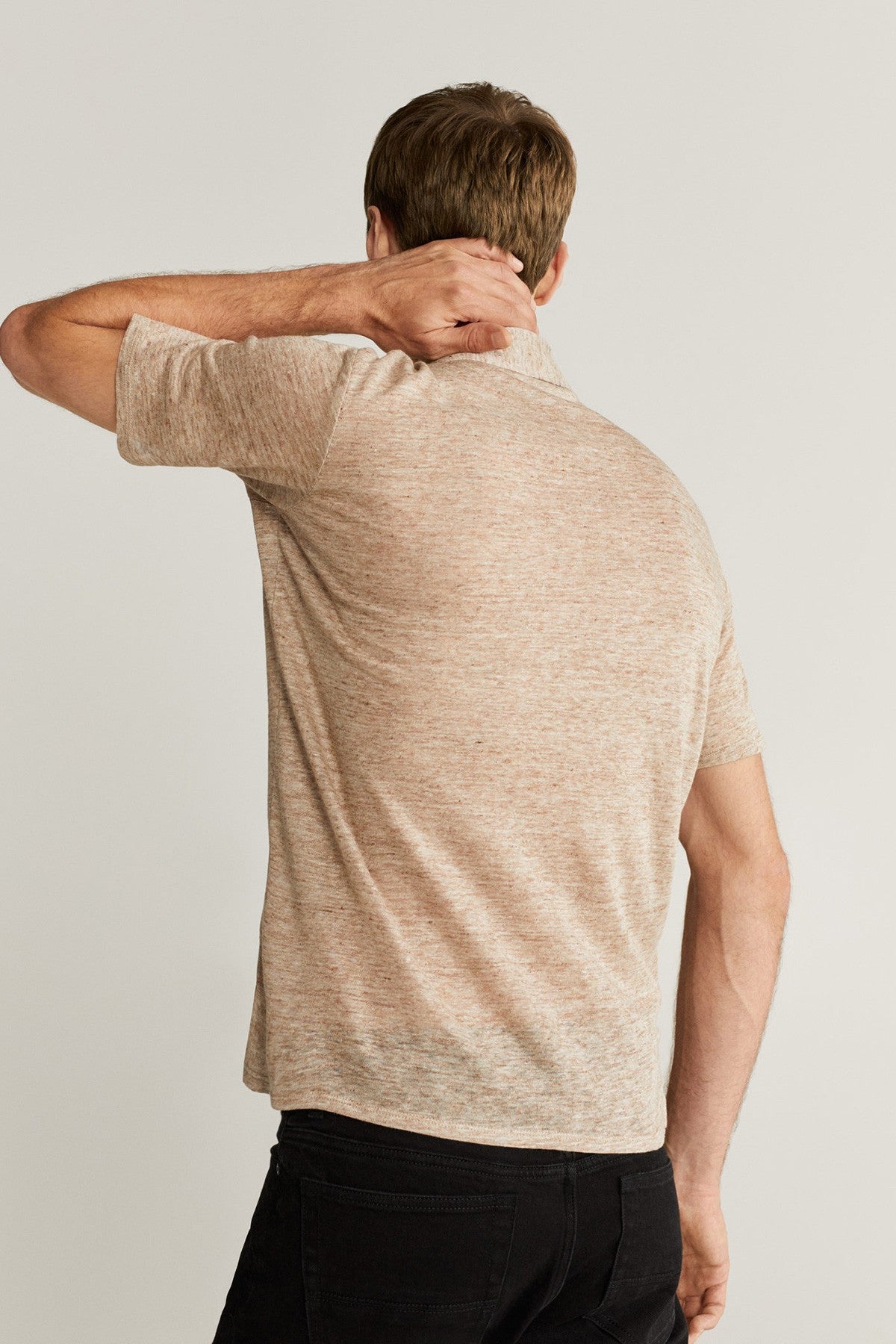 100% Linen Polo Shirt