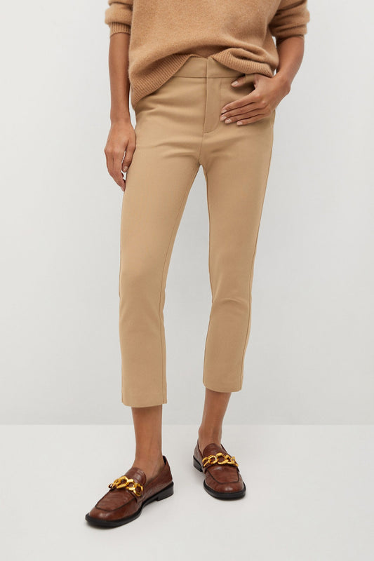 Suit Cropped Trousers