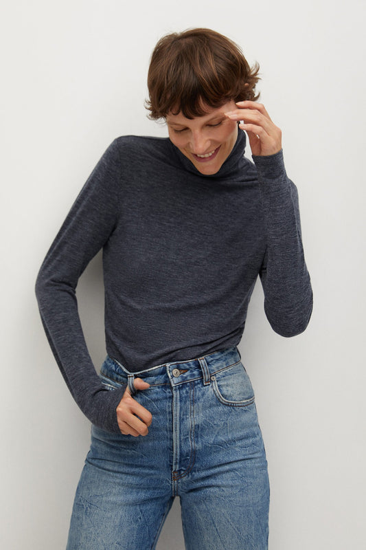 Stand Collar T-Shirt