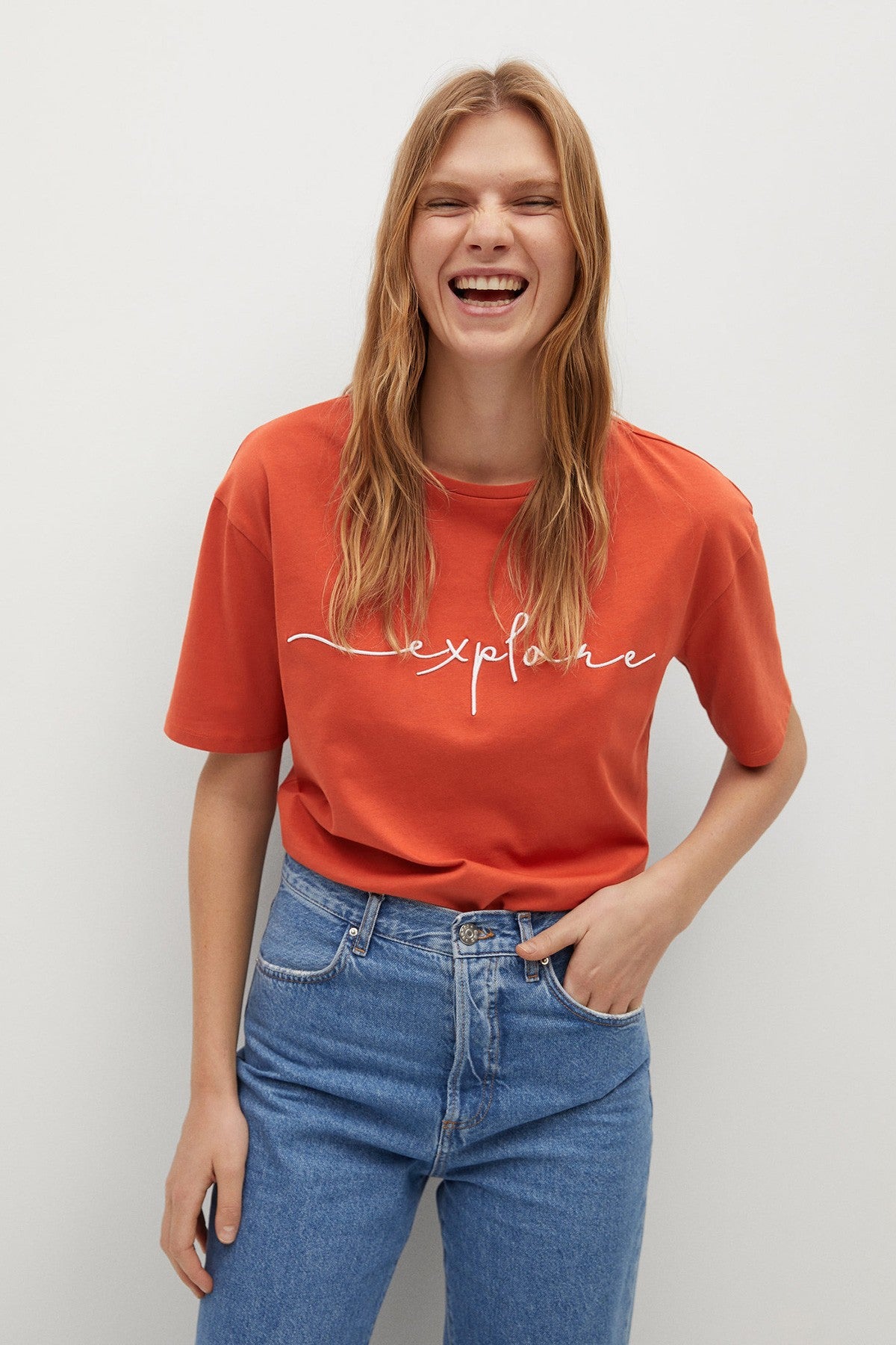 Embroidered Organic Cotton T-Shirt