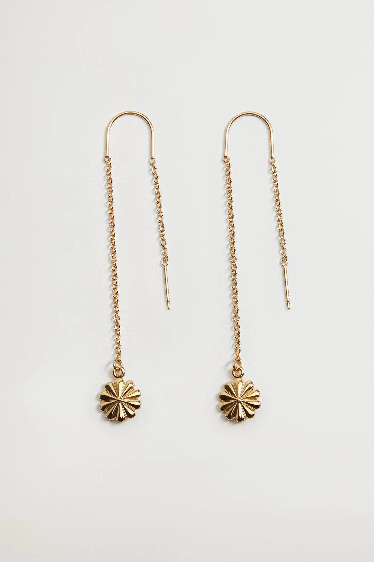 Flower Pendant Earrings
