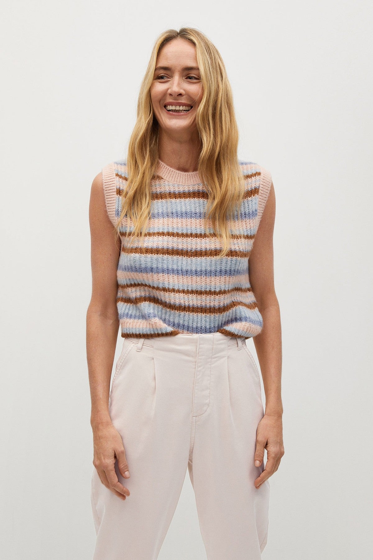 Cotton Pleated Trousers
