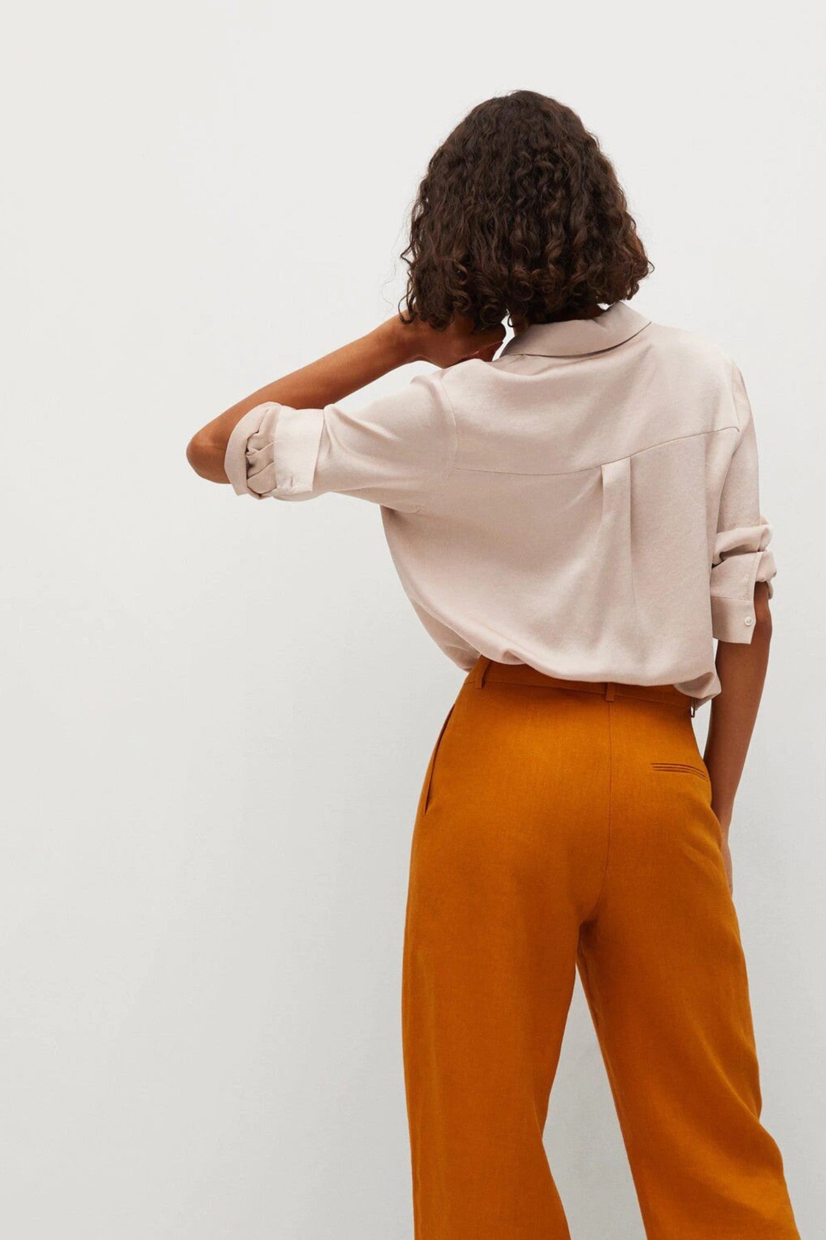 Satin Short Shirt