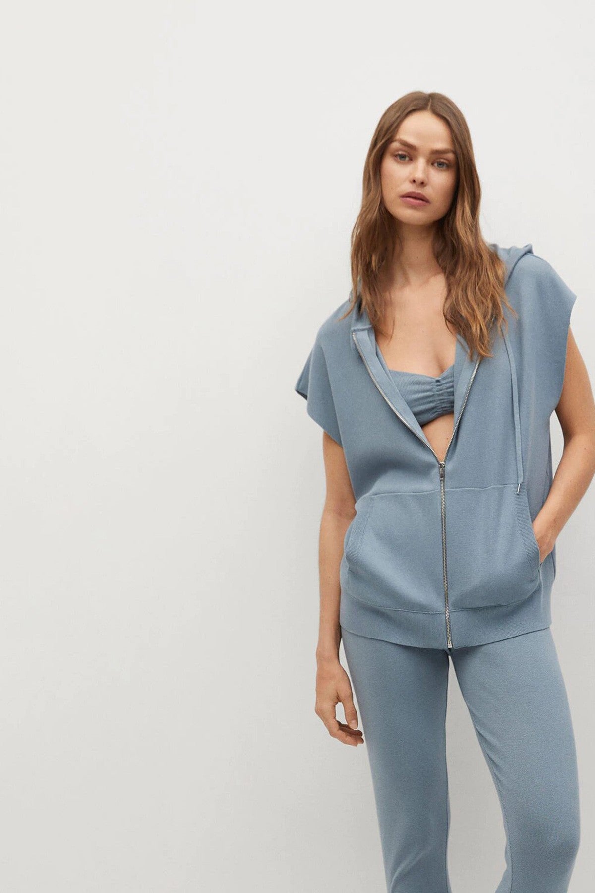 Ruched Detail Trousers