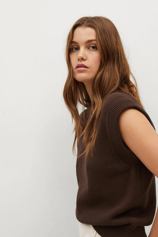 Knitted Cotton Gilet