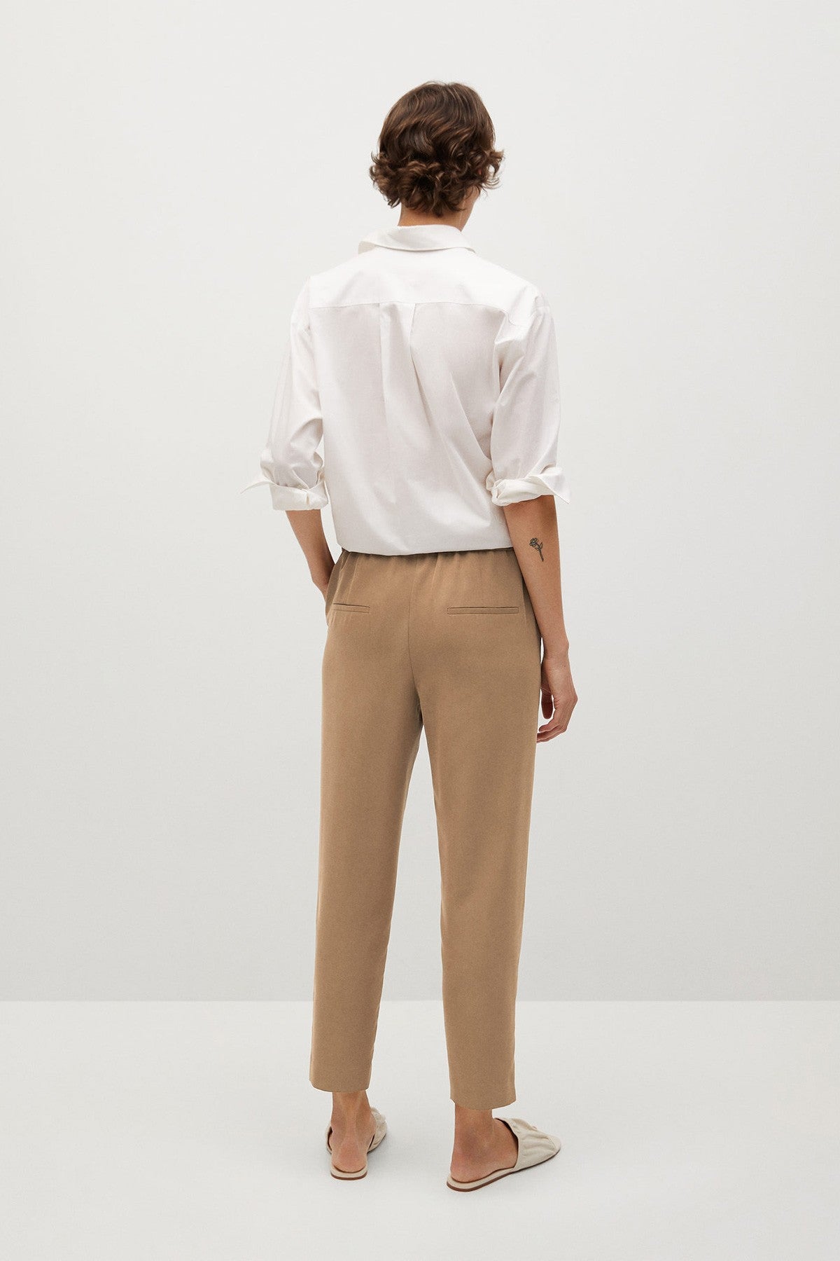 Cropped Modal Trousers