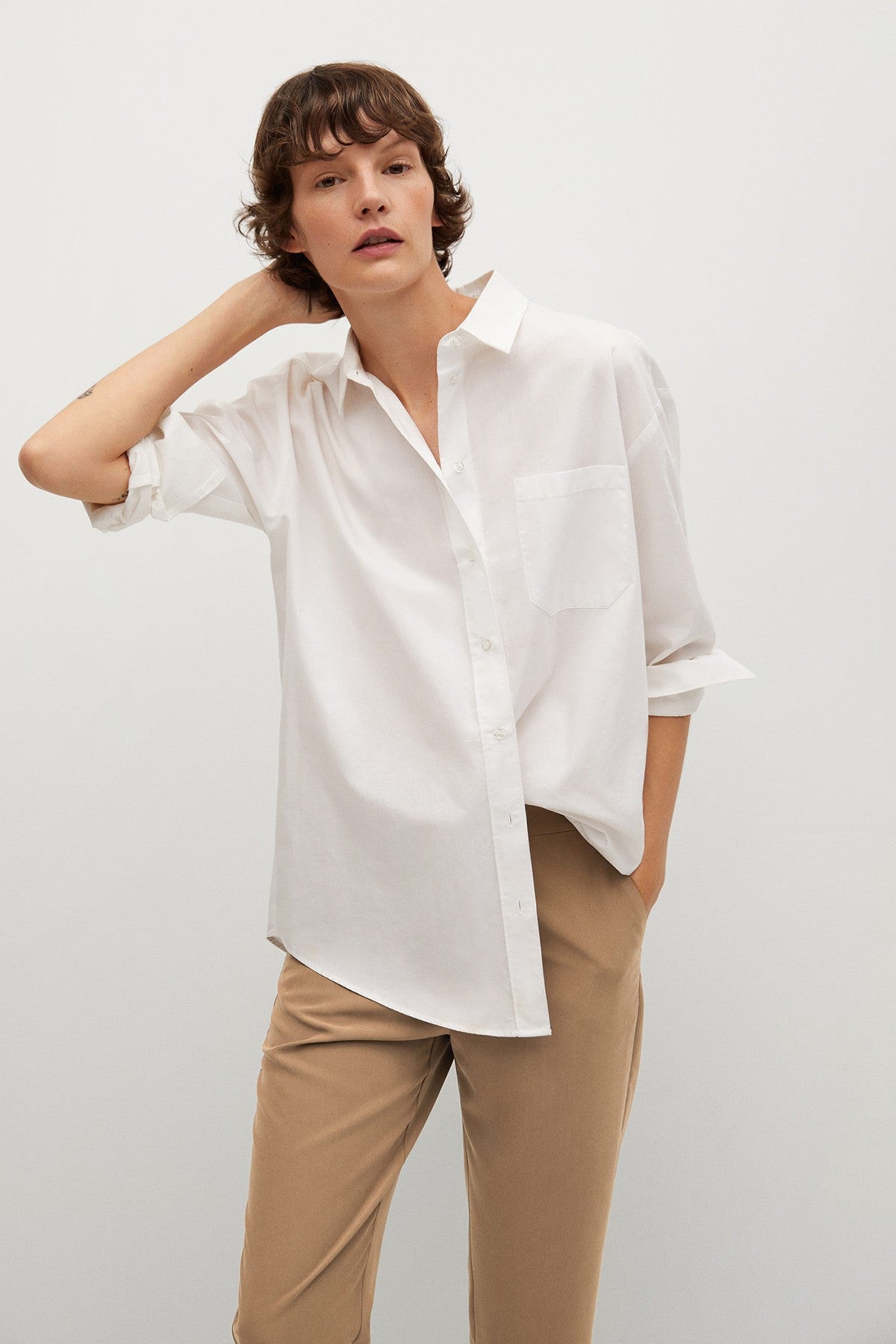 Cropped Modal Trousers