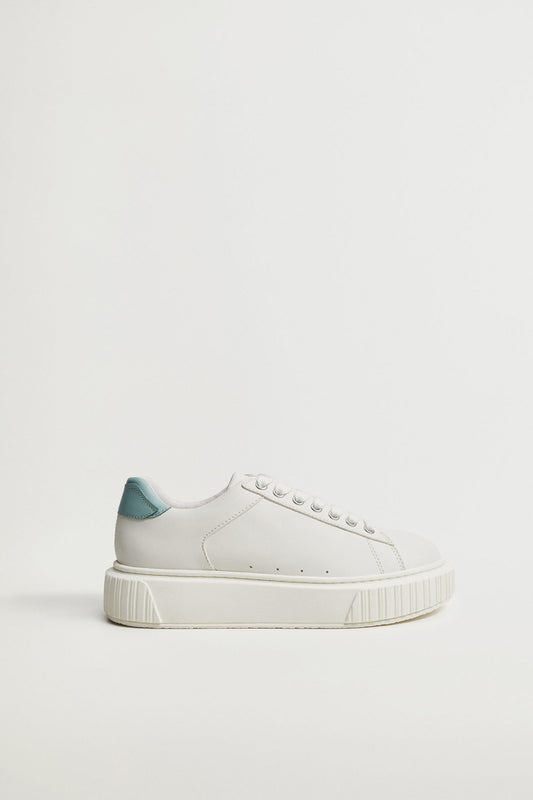 Platform Lace-Up Sneakers