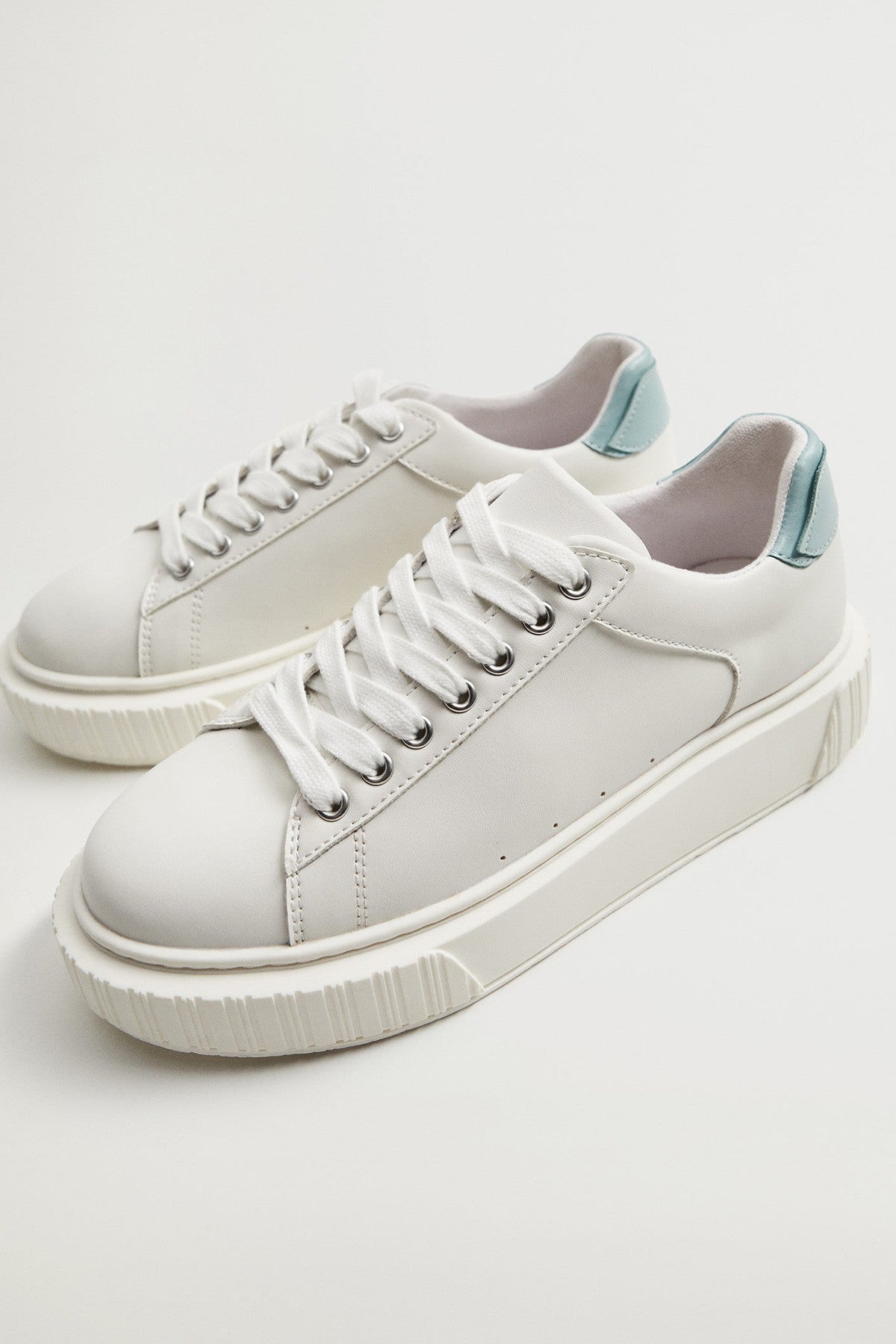 Platform Lace-Up Sneakers