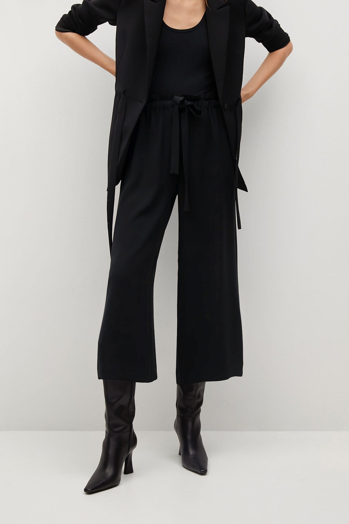 Belt Culottes Trousers