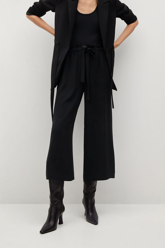 Belt Culottes Trousers