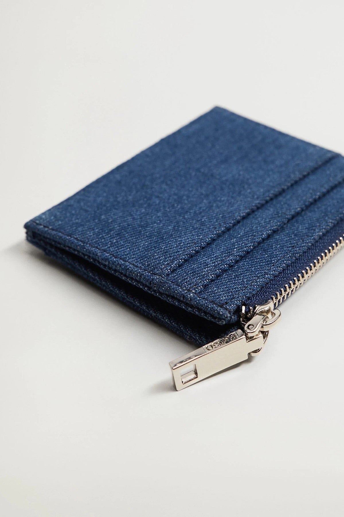 Denim Quilted Cardholder