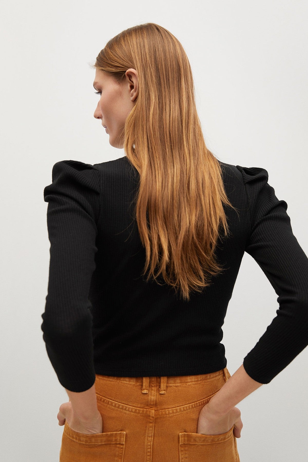 Ribbed Crop T-Shirt