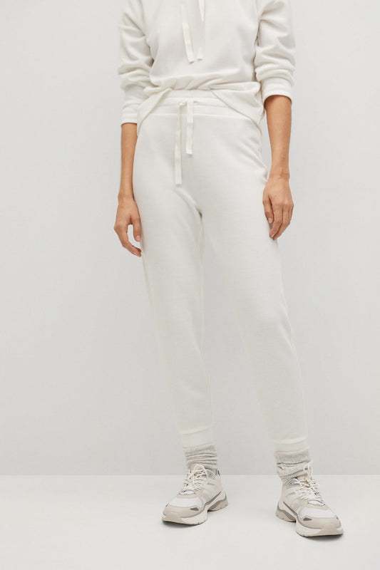 Knit Jogger-Style Trousers