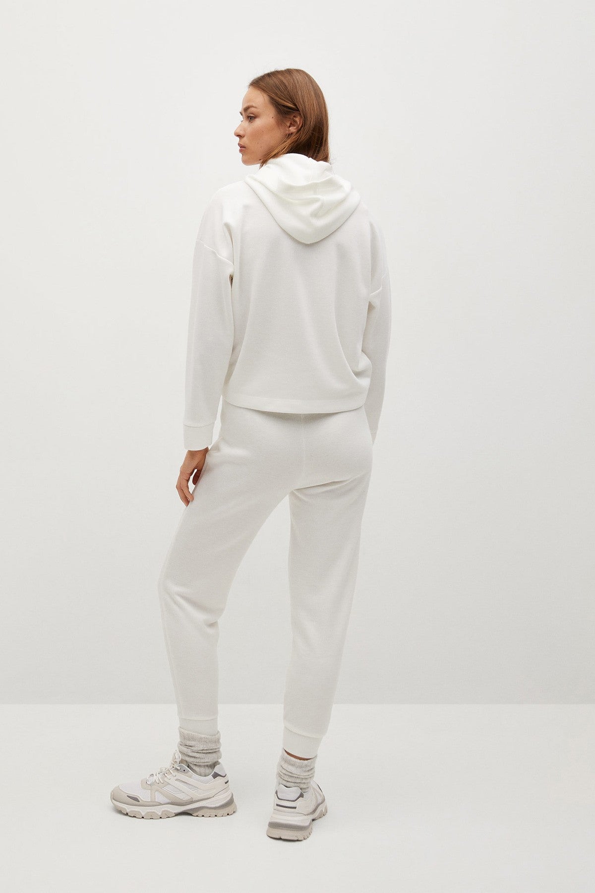 Knit Jogger-Style Trousers