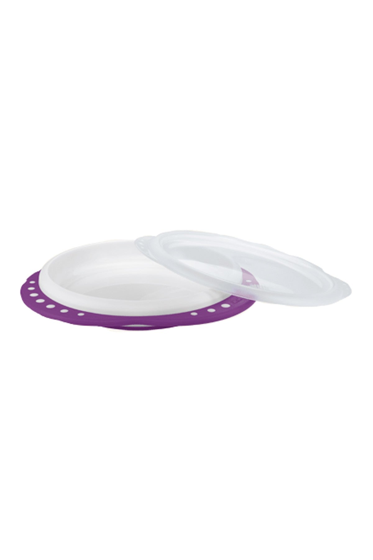 Easylearner'S Plate With Lid Non-Slip Handles
