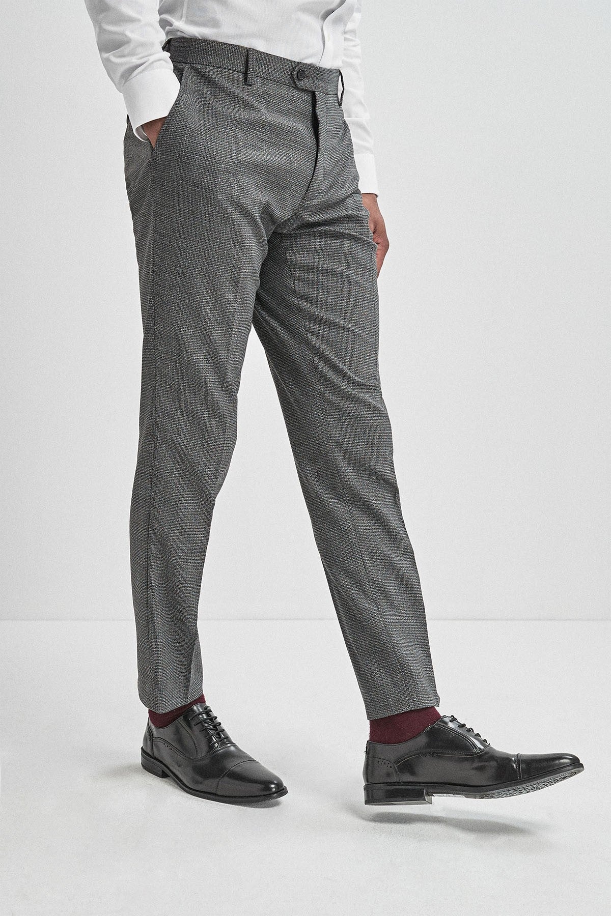 Textured Suit: Trousers