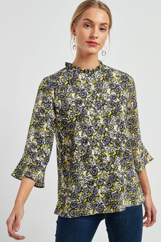 Flippy Hem Blouse