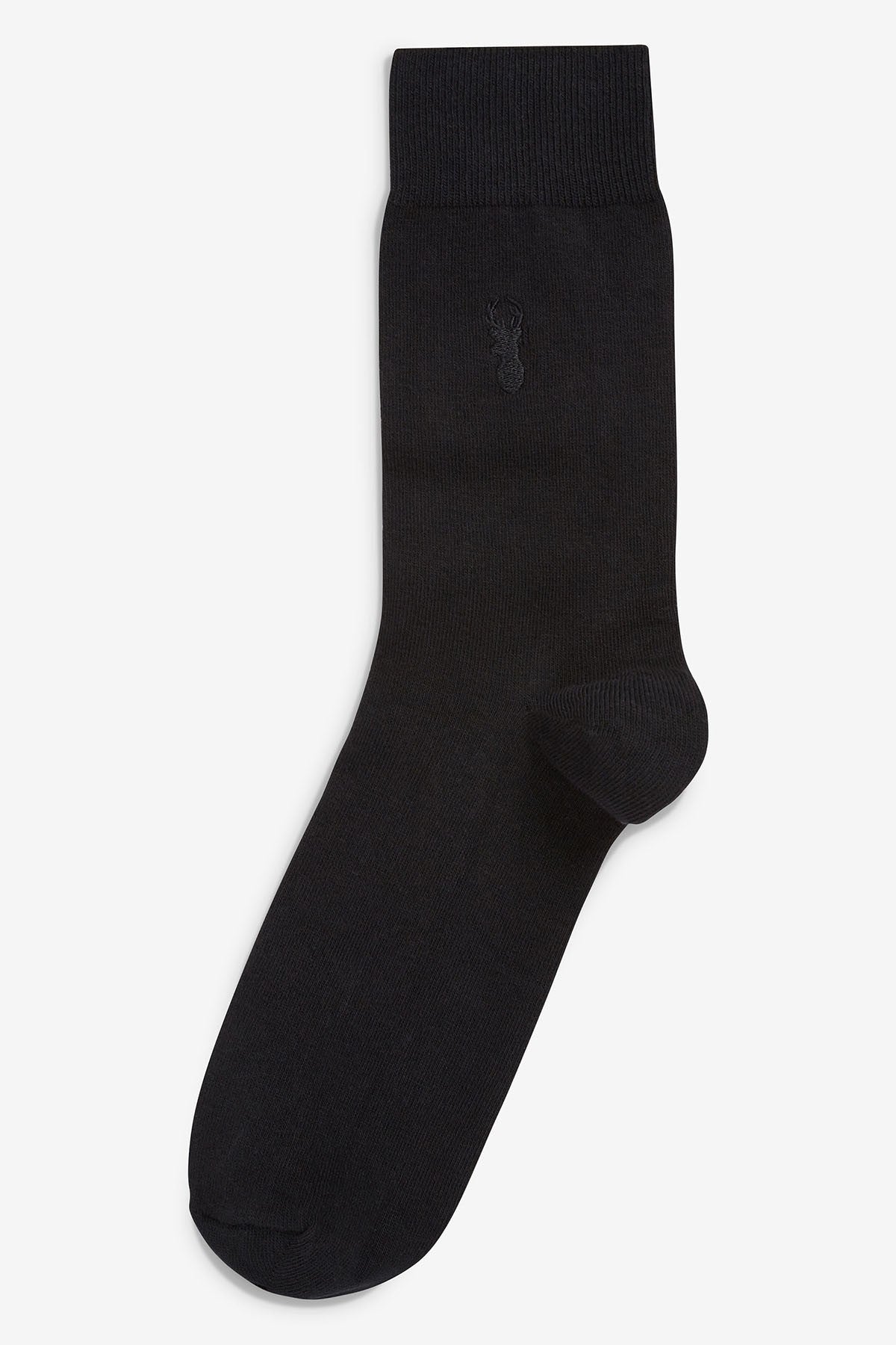 Stag Embroidered Socks Five Pack