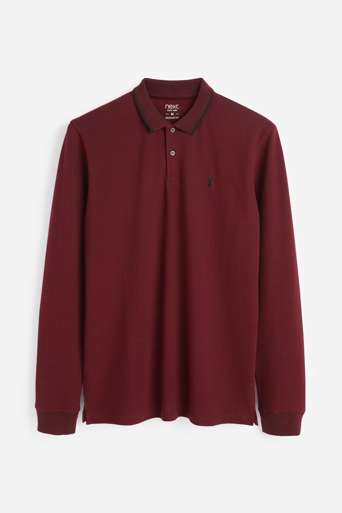 Long Sleeve Pique Polo