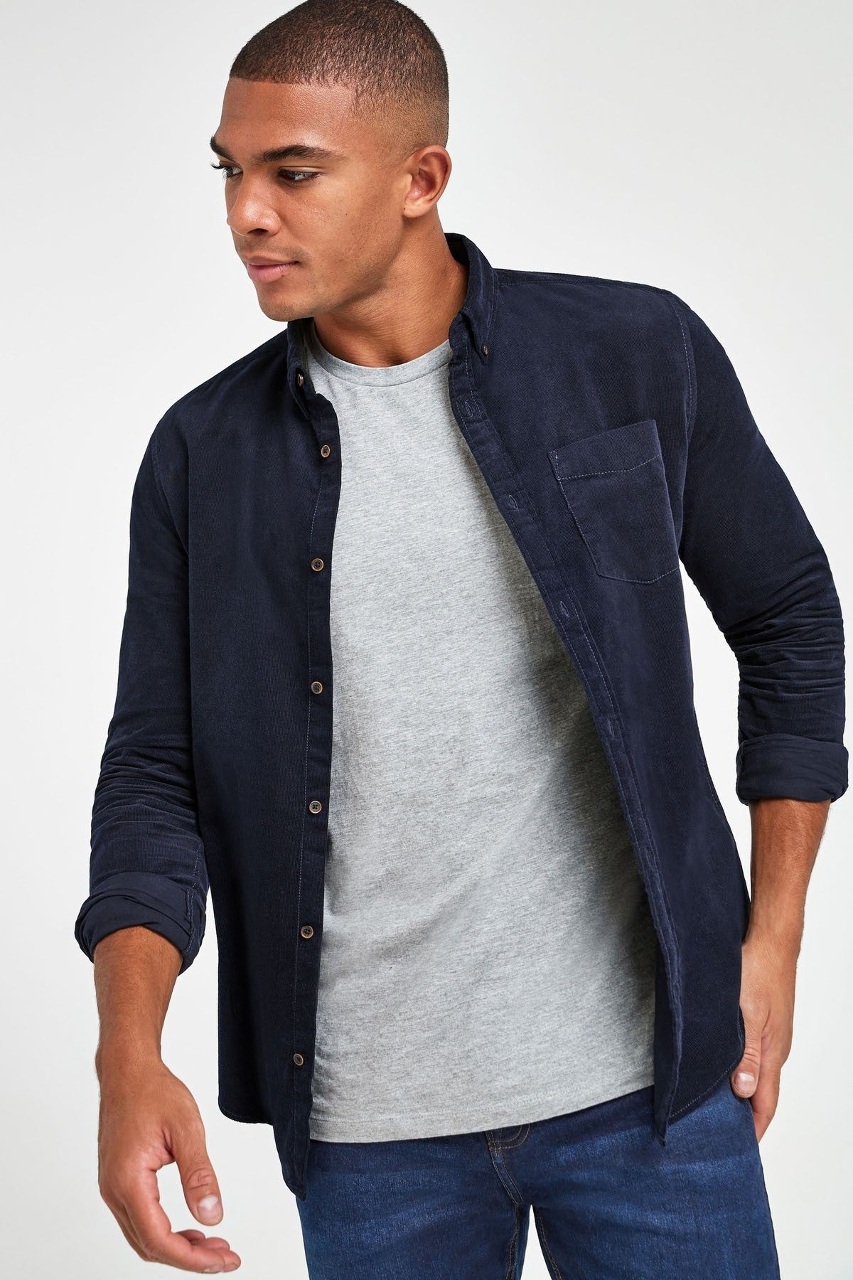 Long Sleeve Cord Shirt