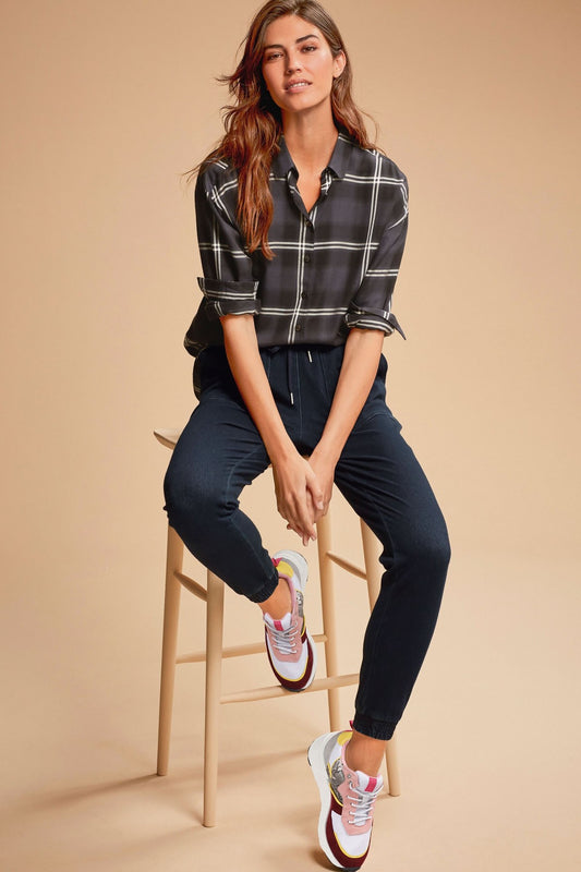 Check Boyfriend Shirt