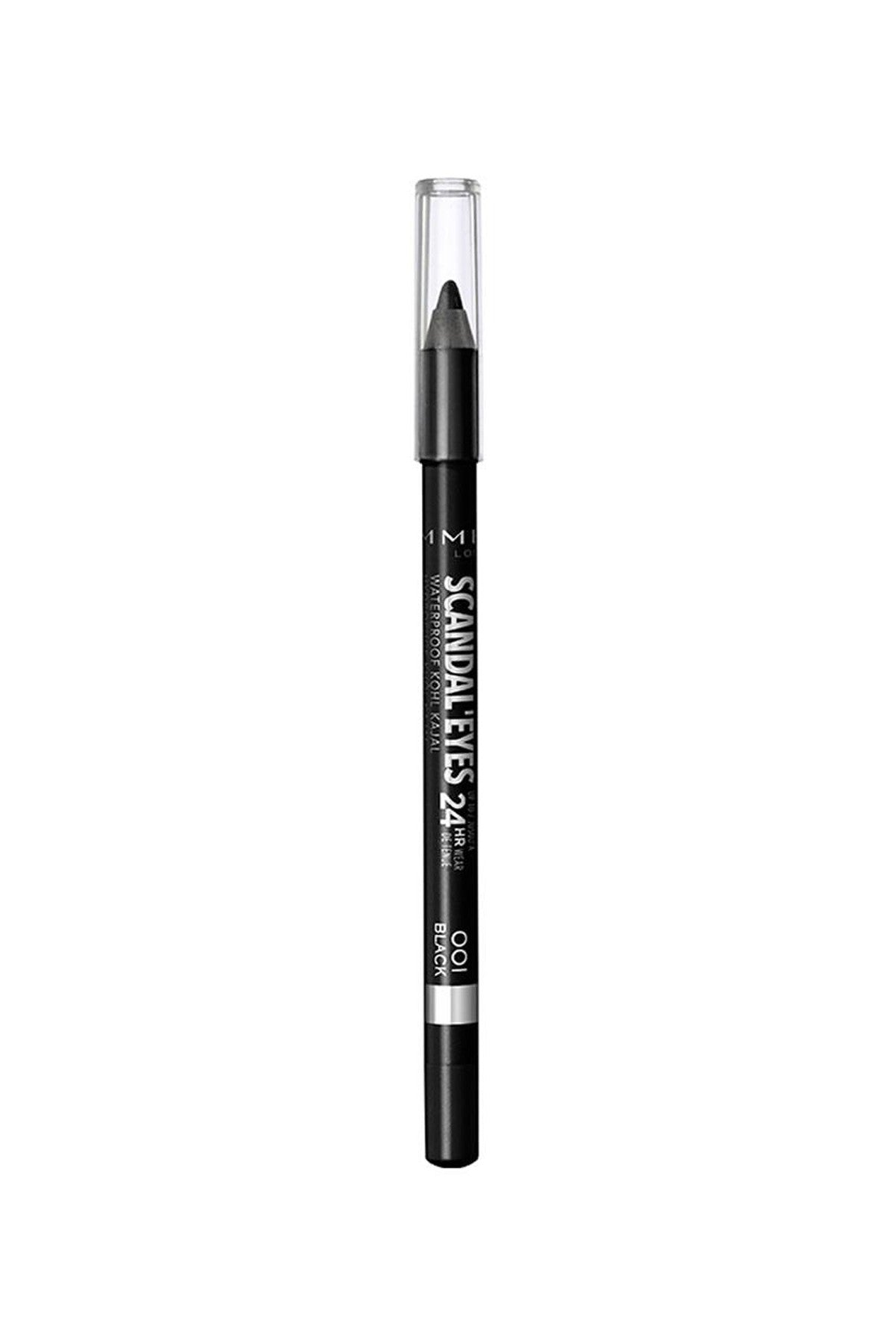 Scandaleyes Waterproof Kohl Kajal Liner - Black. A Jet Black Shade.