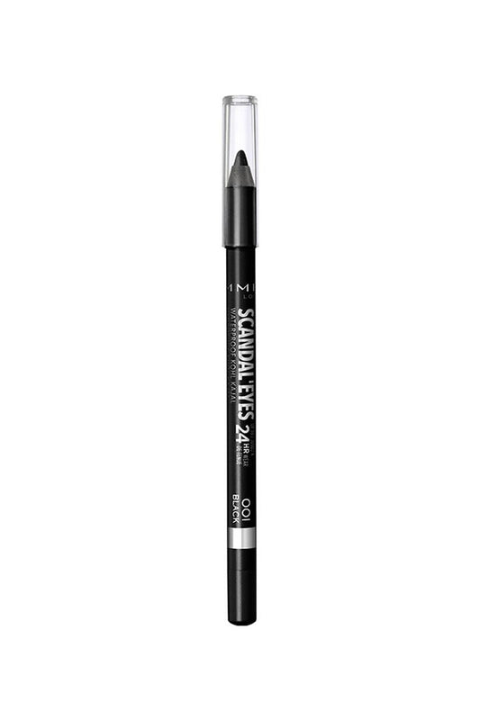 Scandaleyes Waterproof Kohl Kajal Liner - Black. A Jet Black Shade.
