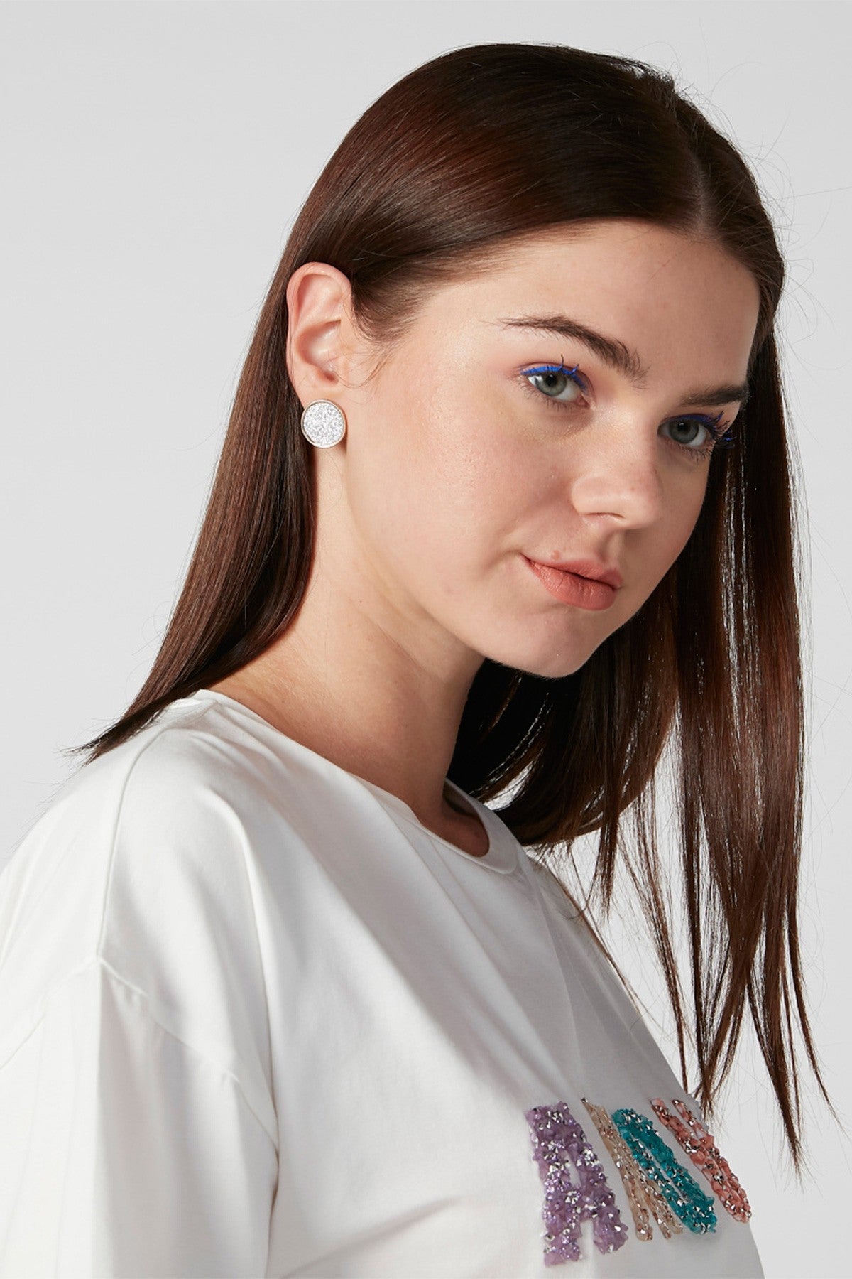 Embellished Earrings with Pushback Closure
