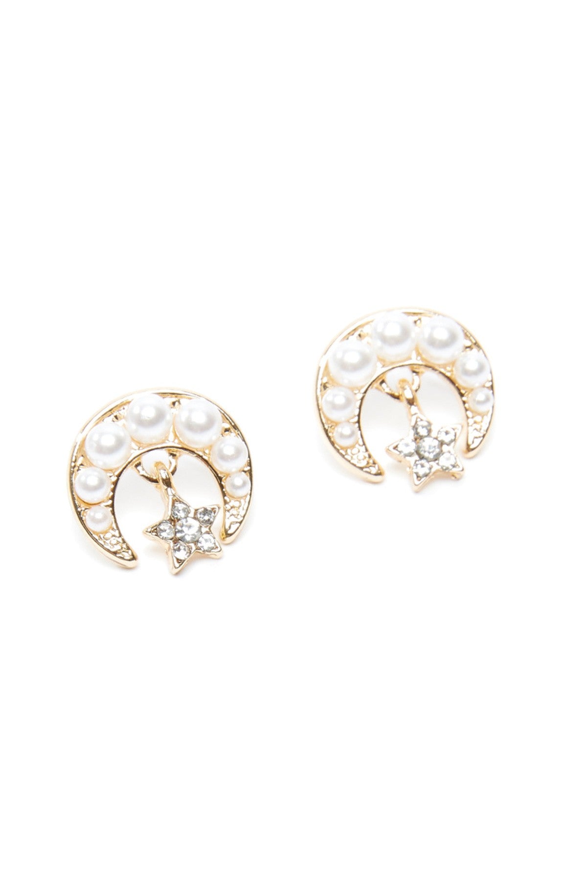 Embellished Earrings with Pushback Closure