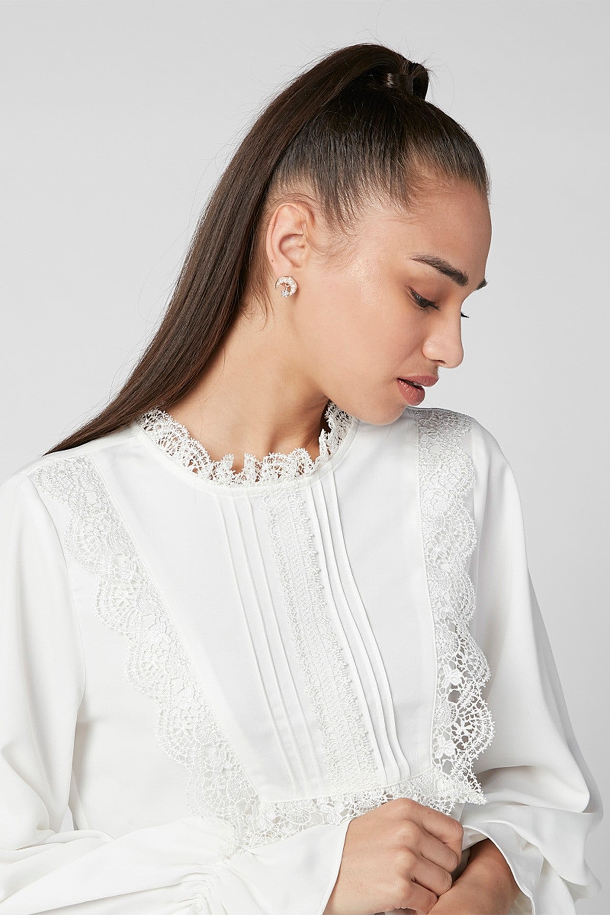Embellished Earrings with Pushback Closure