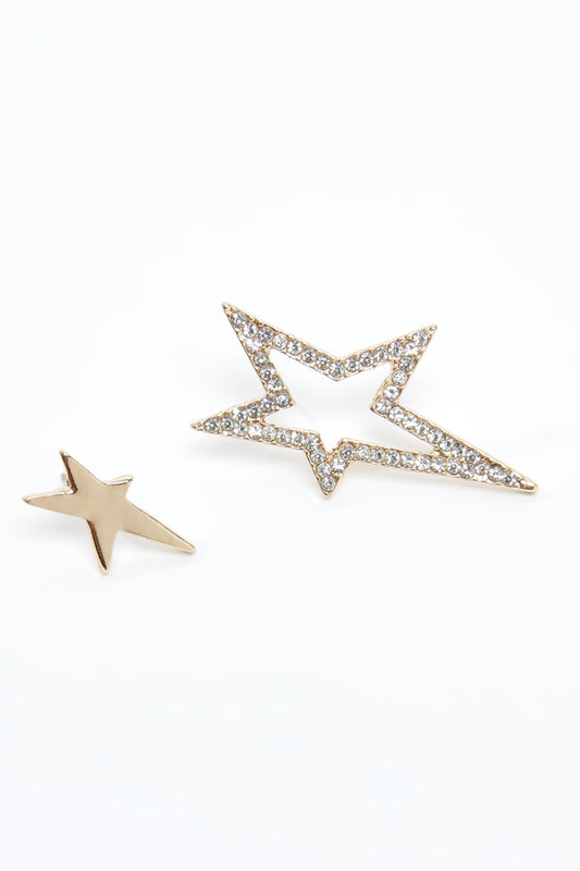 Studded Earrings with Pushback Closure