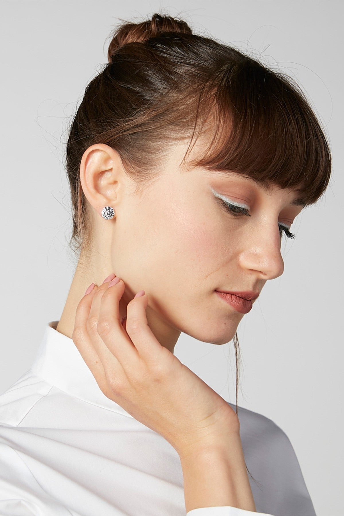 Assorted Stud Earrings with Pushback Closure - Set of 5