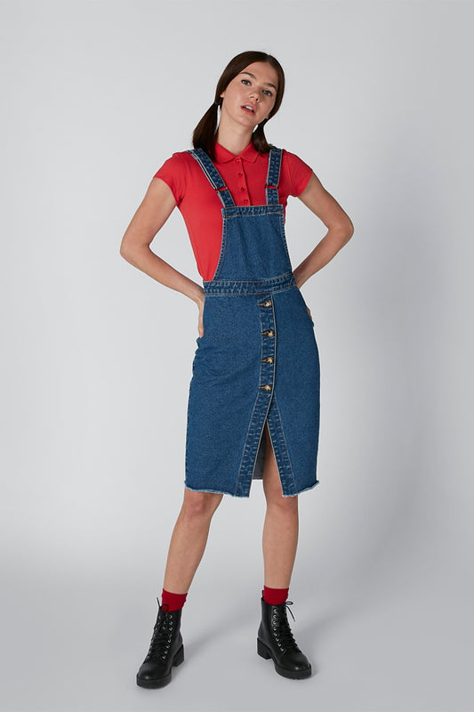 Plain Polo Neck T-Shirt with Short Sleeves