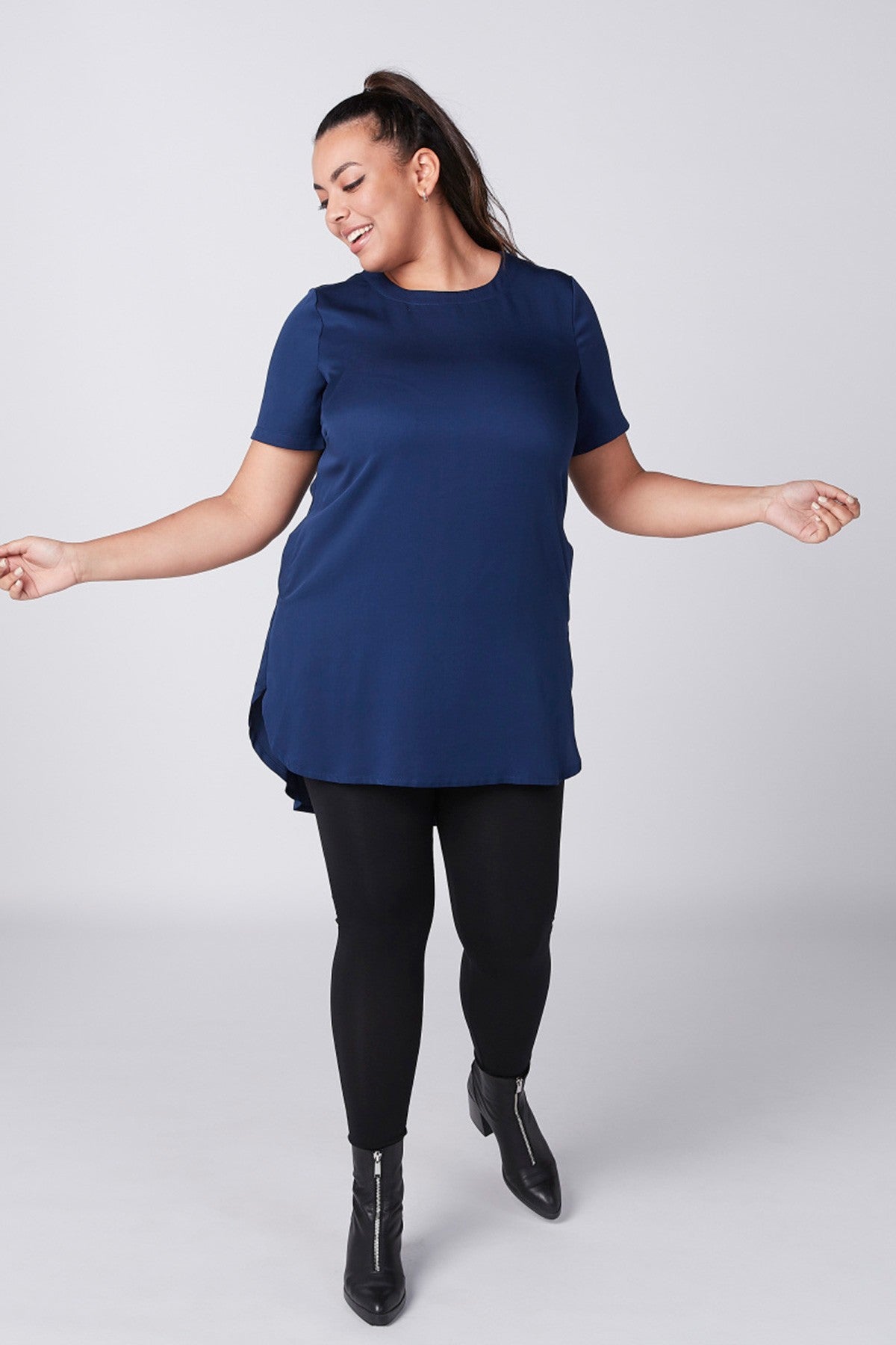Full Length Leggings with Elasticated Waistband