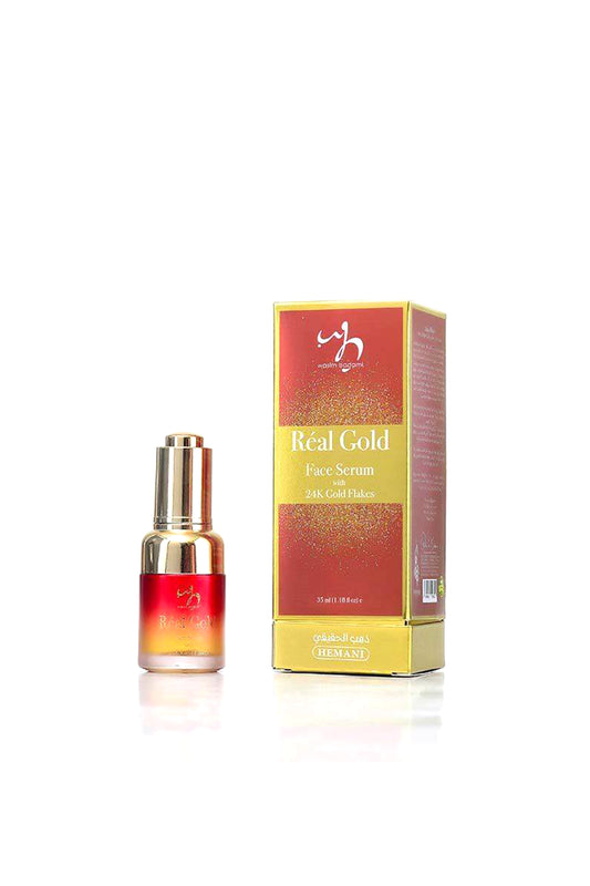 Real Gold Face Serum With 24K Gold Flakes