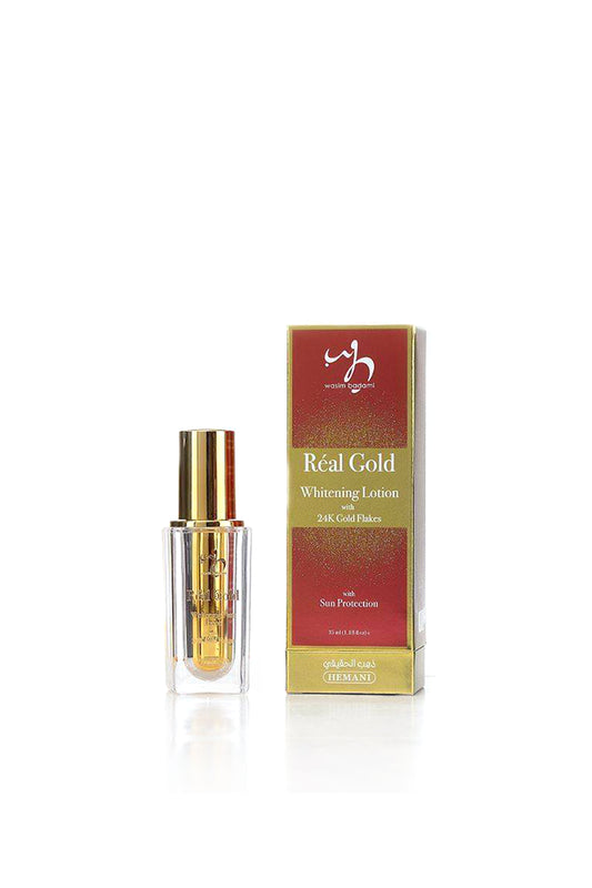 Real Gold Whitening Lotion With 24K Gold Flakes