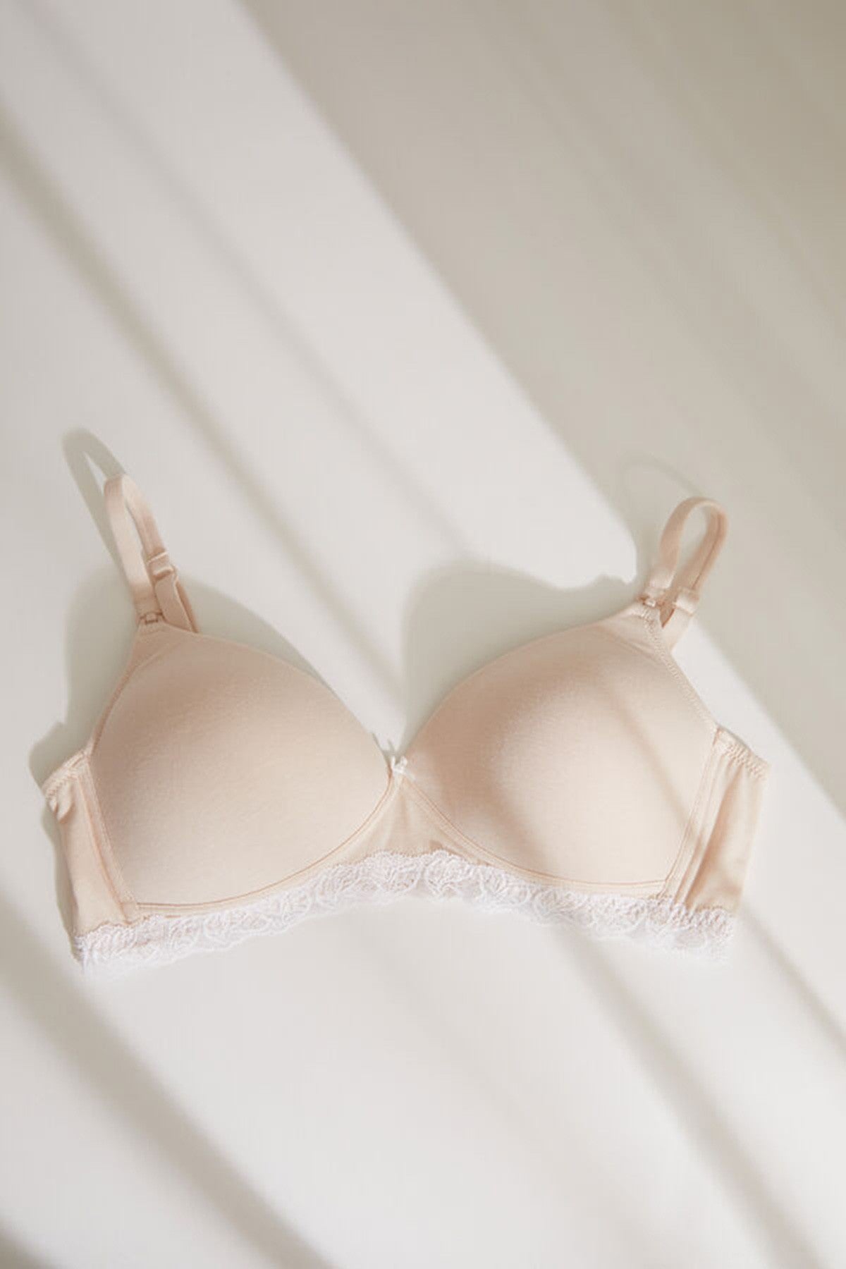 LOVELY Pink Triangle Maternity Bra