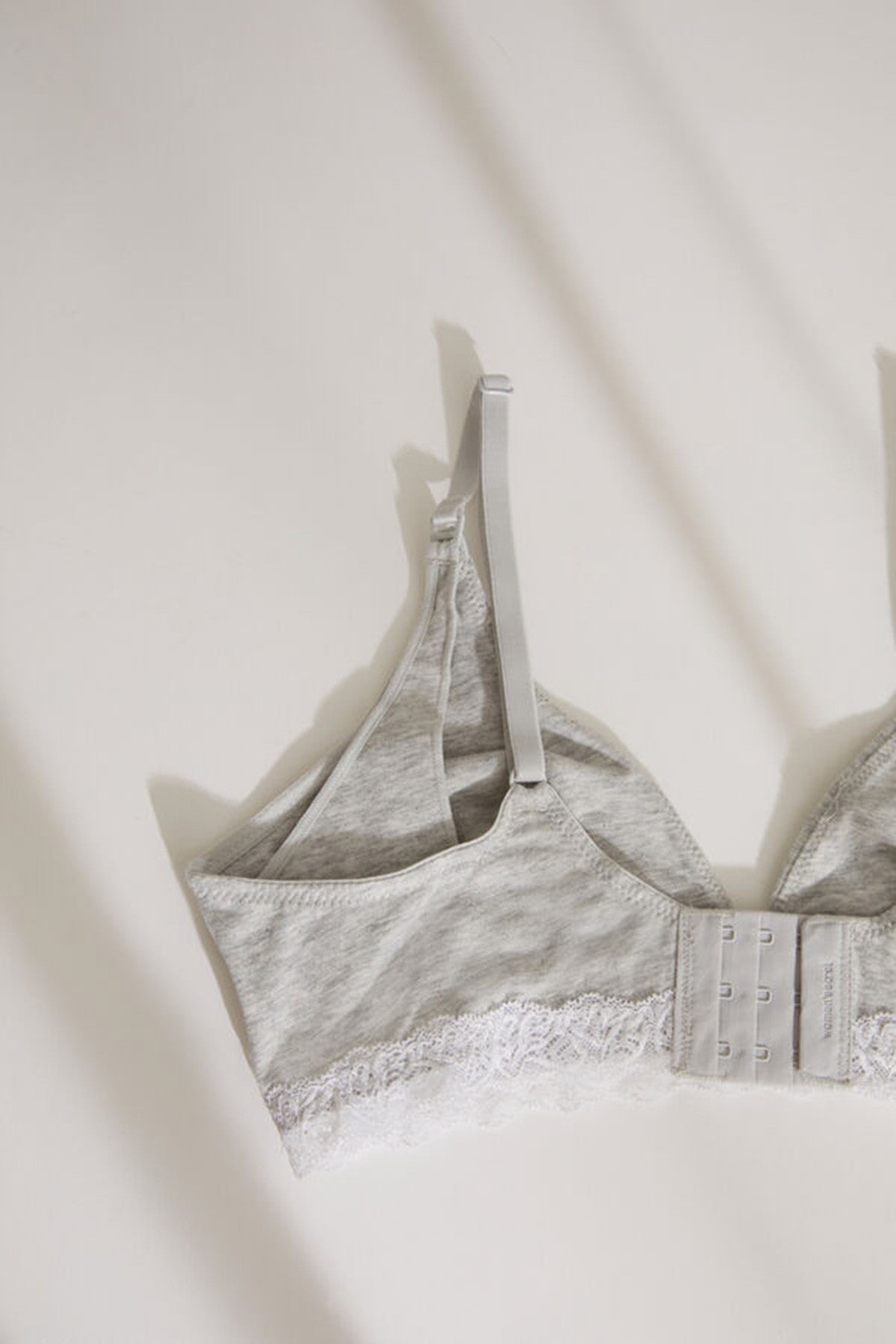 NATURAL Grey Triangle Maternity Bra