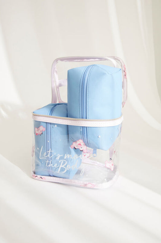 Pack Of 3 Pink Panther Vanity Cases