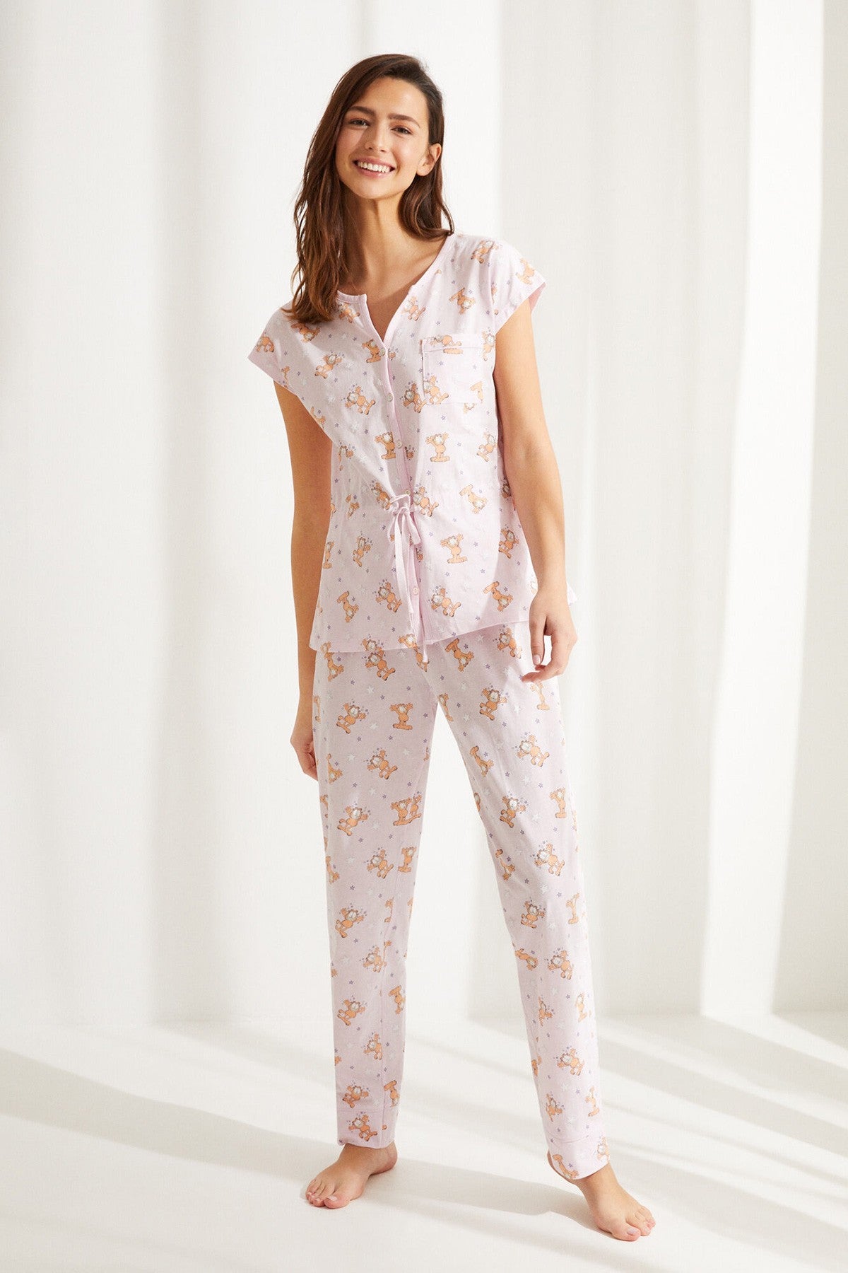 Long Cotton Garfield Pyjamas